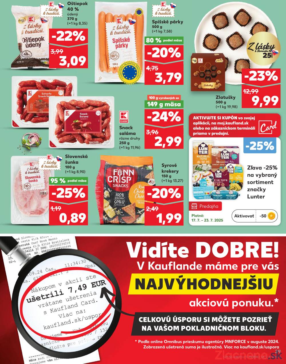 Leták Kaufland - Kaufland 17.7. - 23.7. - Kaufland Komárno - strana 29