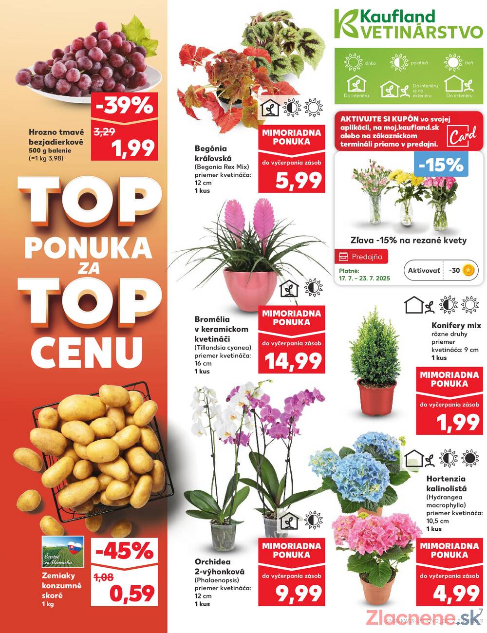 Leták Kaufland - Kaufland 17.7. - 23.7. - Kaufland Topoľčany-Krušovce - strana 7