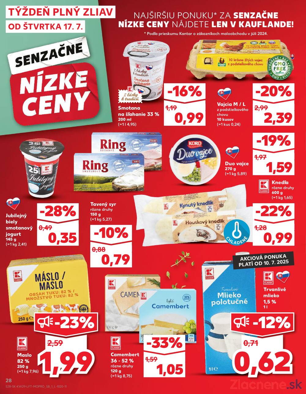 Leták Kaufland - Kaufland 17.7. - 23.7. - Bratislava-Patrónka - strana 28
