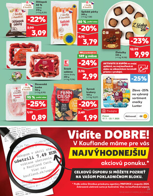 Kaufland 17.7. - 23.7. - Bratislava-Patrónka