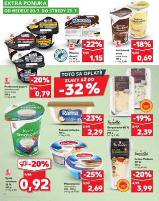 Kaufland 17.7. - 23.7. - Kaufland Bratislava - Avion (Ivanská cesta)