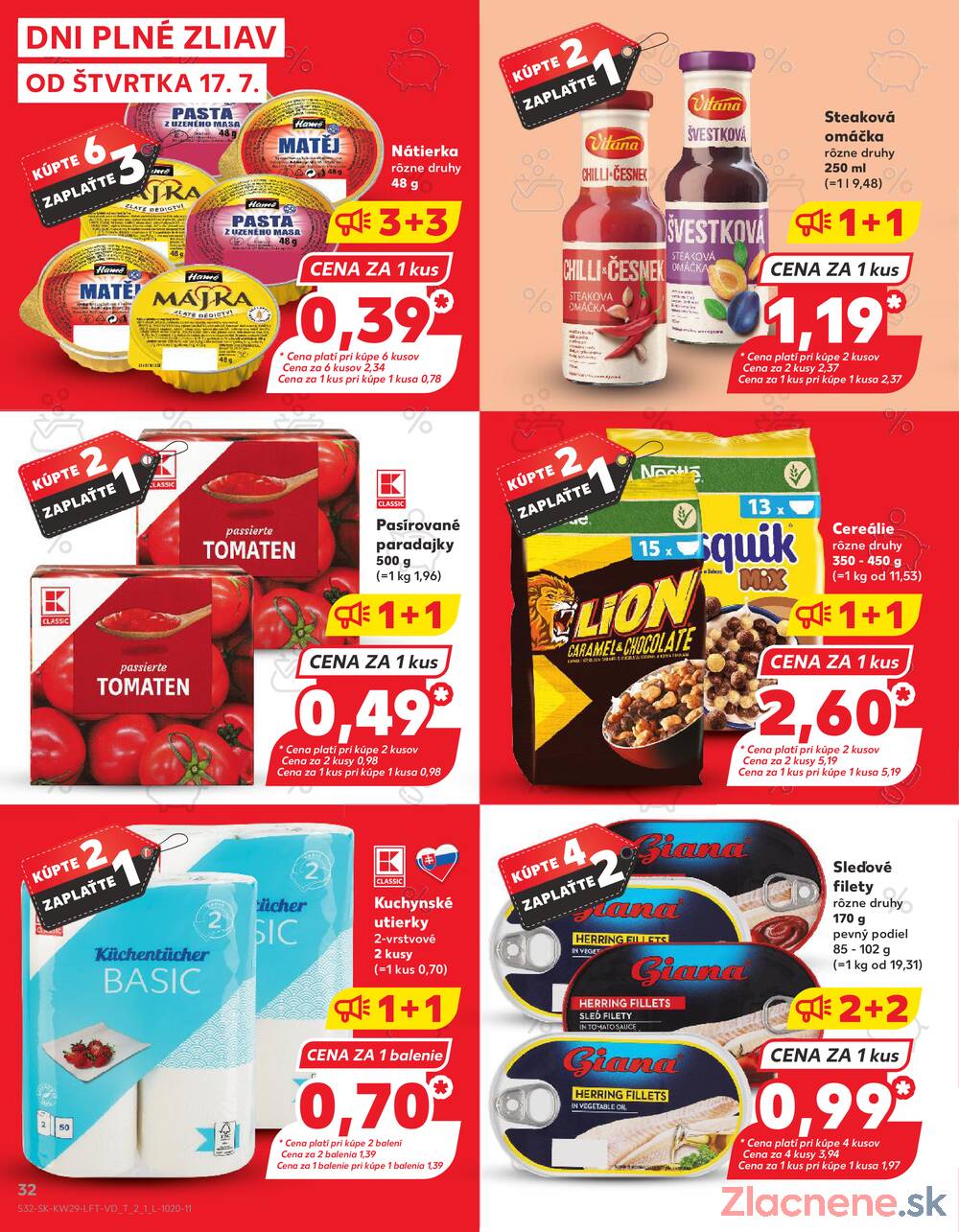 Leták Kaufland - Kaufland 17.7. - 23.7. - Kaufland Prešov - Ľubotice - strana 32