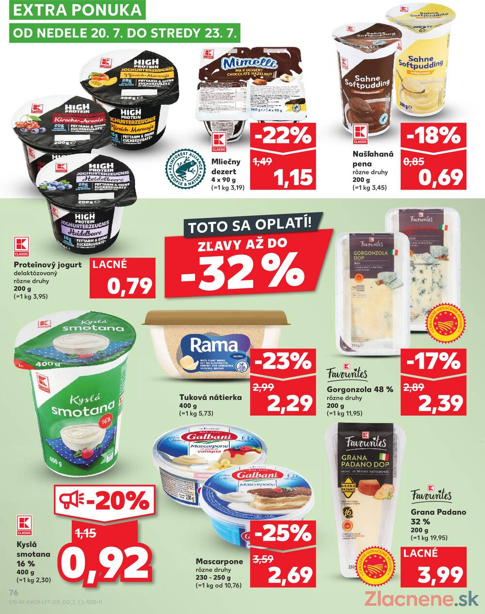 Leták Kaufland - Kaufland 17.7. - 23.7. - Kaufland Levice - strana 76
