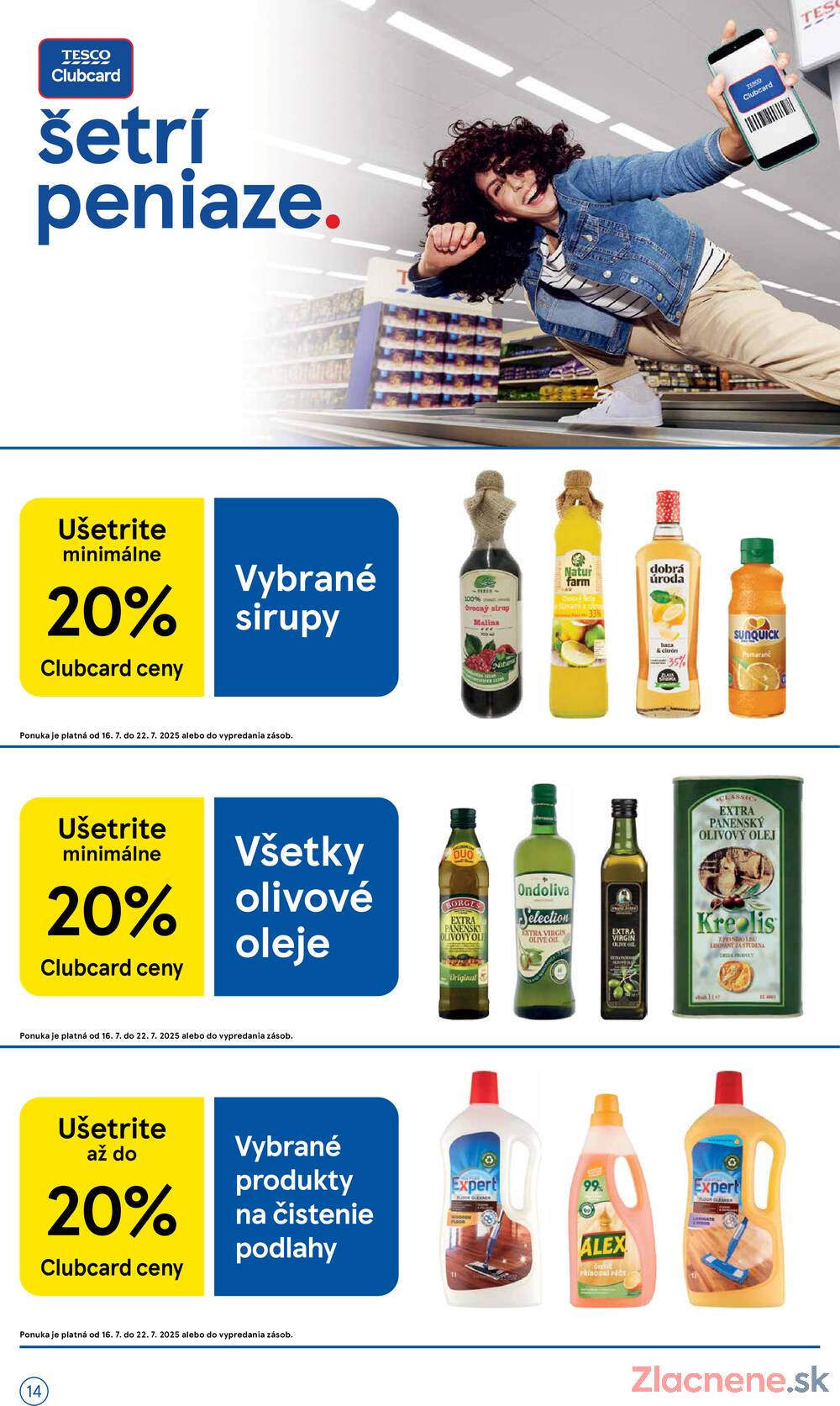 Leták Tesco - Tesco supermarkety od 16.7. do 22.7.2025 - strana 14