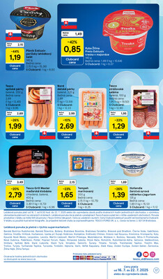Leták Tesco
		  platný do 22.7.2025 - strana 17