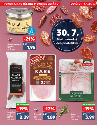 Kaufland 24.7. - 30.7. - Kaufland Spišská Nová Ves