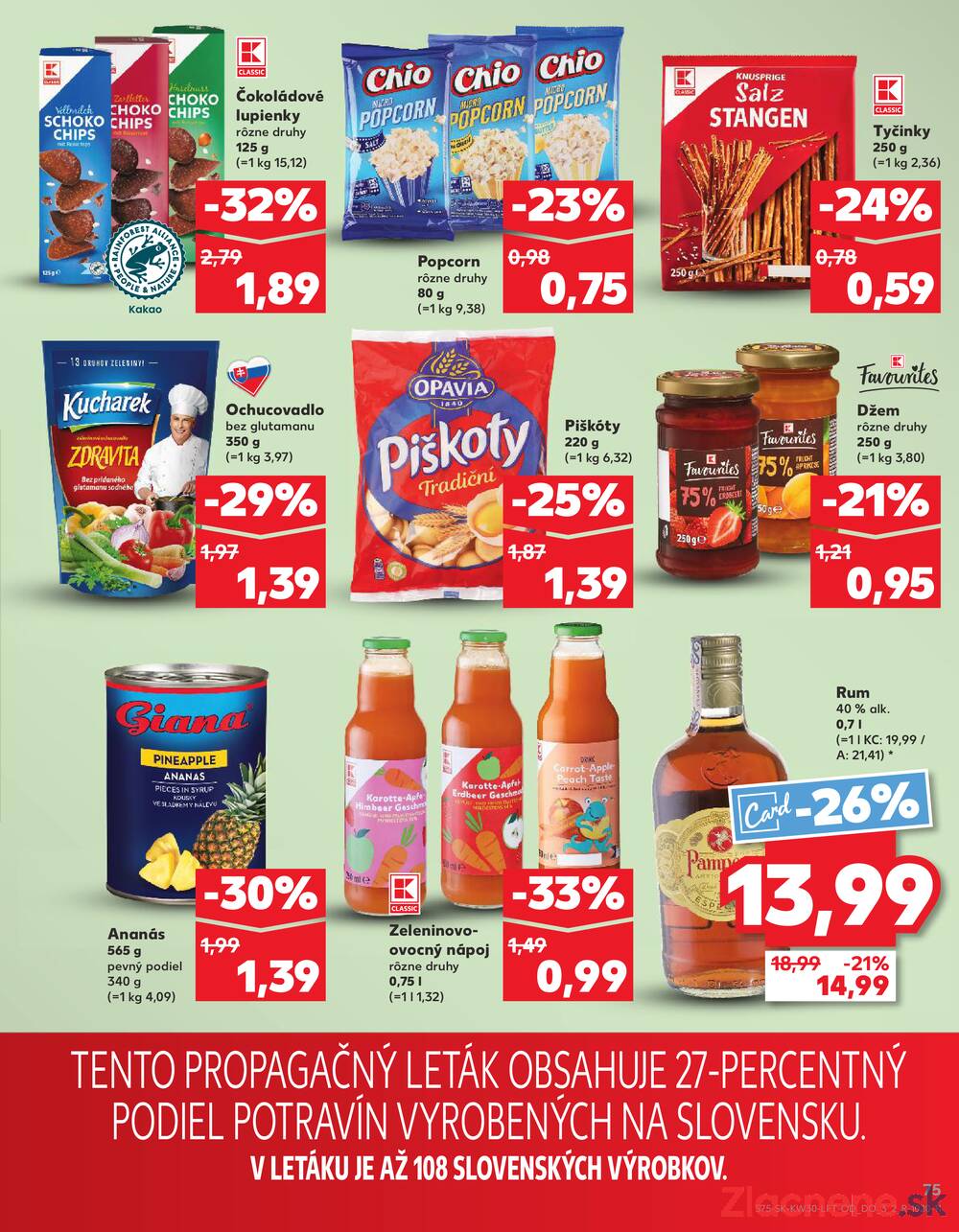 Leták Kaufland - Kaufland 24.7. - 30.7. - Kaufland Rimavská Sobota - strana 75