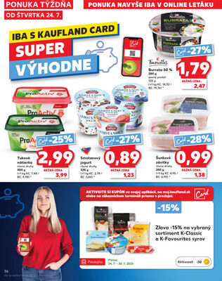 Kaufland 24.7. - 30.7. - Kaufland Púchov