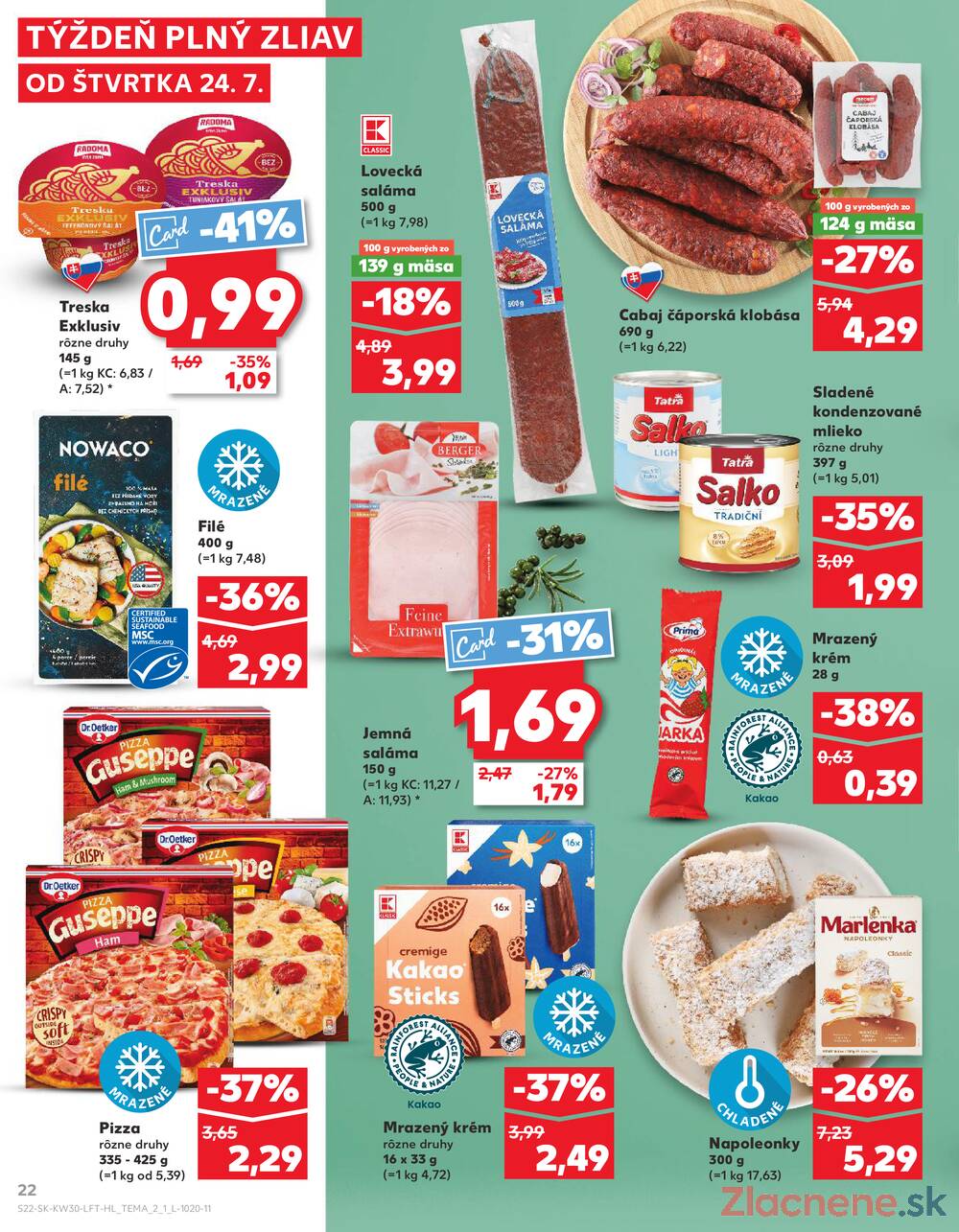 Leták Kaufland - Kaufland 24.7. - 30.7. - Kaufland Stará Ľubovňa - strana 22