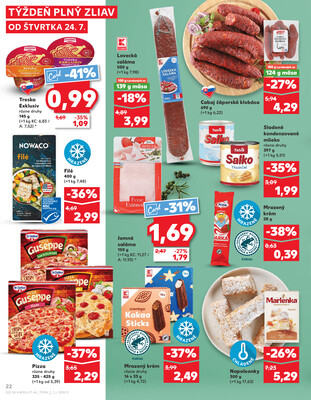 Kaufland 24.7. - 30.7. - Kaufland Stará Ľubovňa