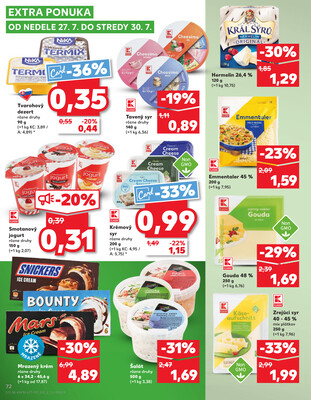 Kaufland 24.7. - 30.7. - Kaufland Stará Ľubovňa