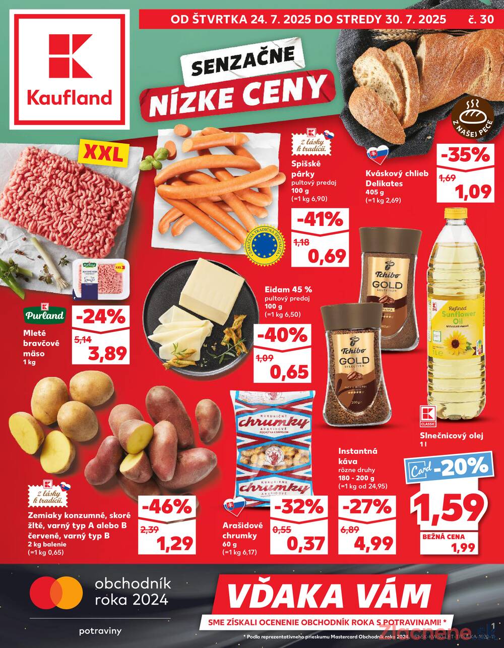 Leták Kaufland - Kaufland 24.7. - 30.7. - Kaufland Sabinov - strana 1