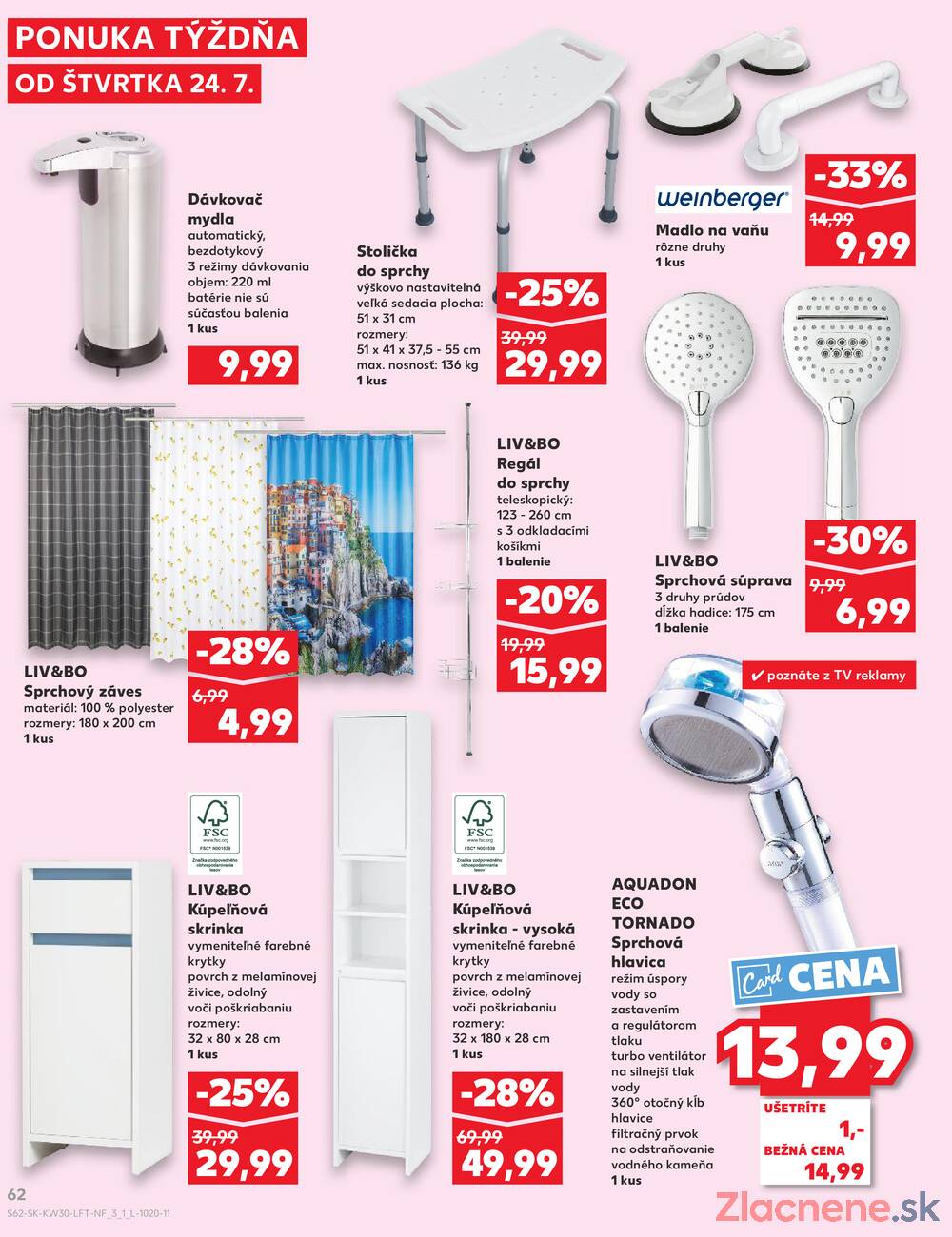 Leták Kaufland - Kaufland 24.7. - 30.7. - Kaufland (A. H. Škultétyho, Veľký Krtíš) - strana 62
