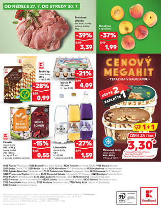 Kaufland 24.7. - 30.7. - Kaufland (A. H. Škultétyho, Veľký Krtíš)
