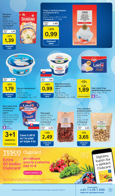 Tesco supermarkety od 23.7. do 29.7.2025