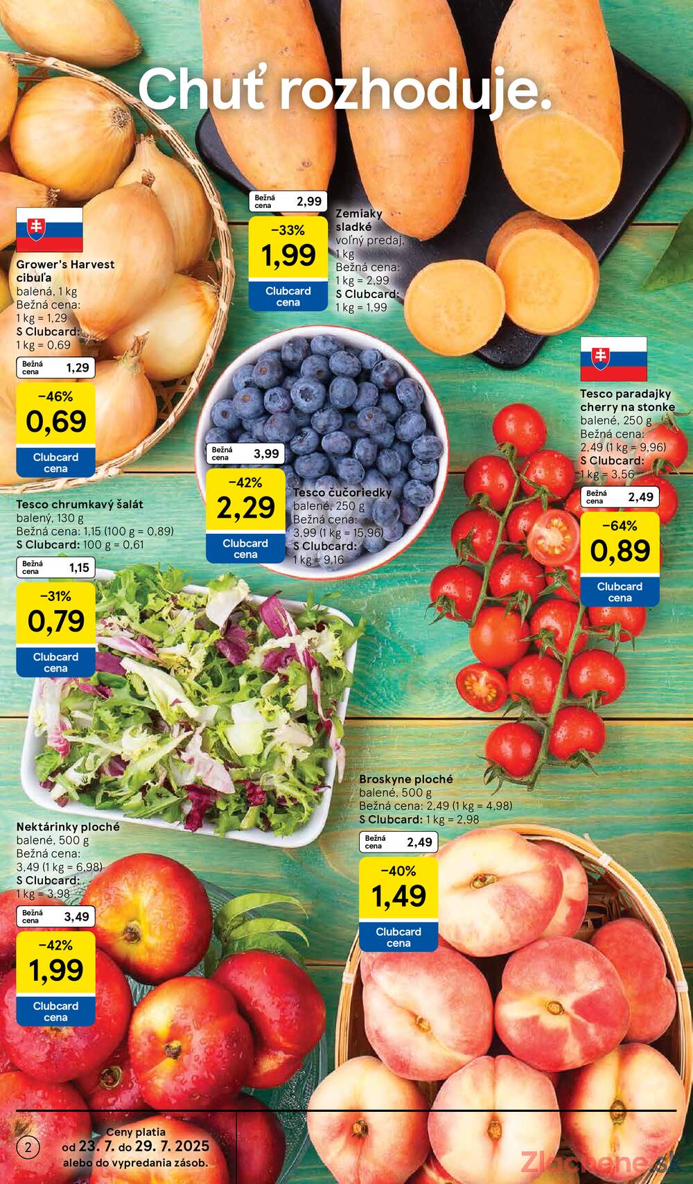 Leták Tesco - Tesco malé hypermarkety od 23.7. do 29.7.2025 - strana 2 Leták Tesco - Tesco malé hypermarkety od 23.7. do 29.7.2025 - strana 2