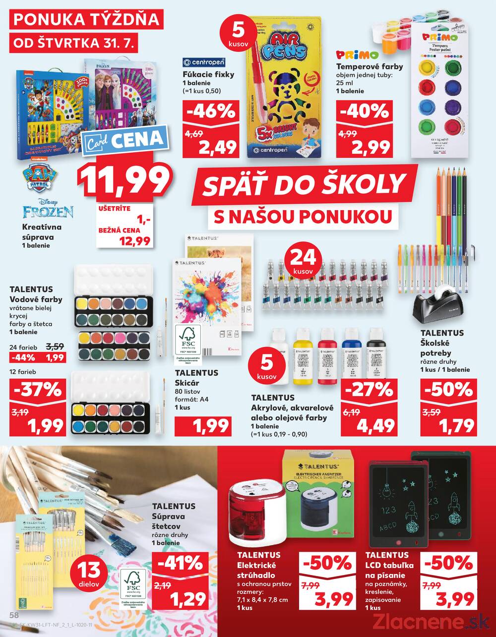 Leták Kaufland - Kaufland 31.7. - 6.8. - Kaufland Detva - strana 58