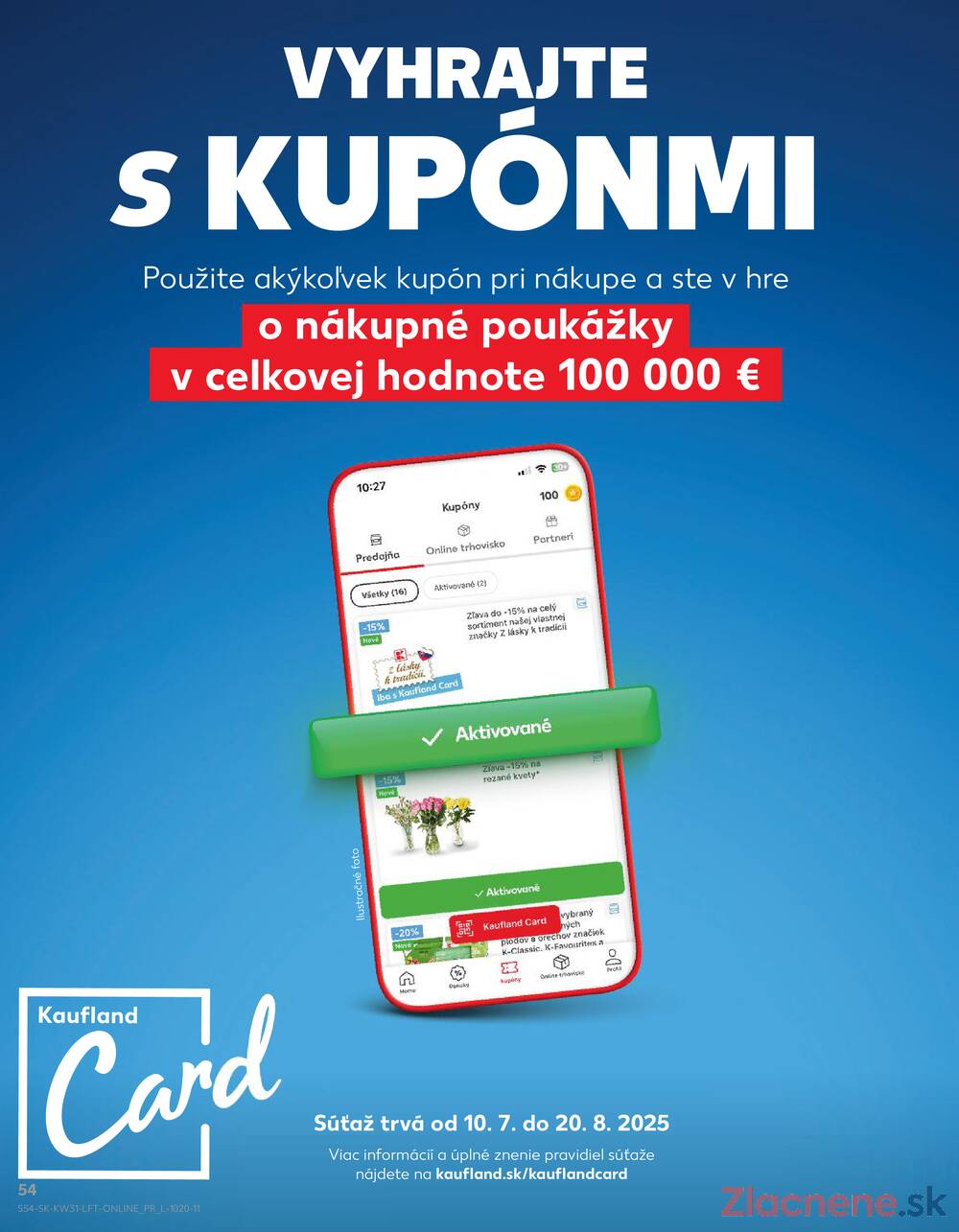 Leták Kaufland - Kaufland 31.7. - 6.8. - Kaufland Púchov - strana 54