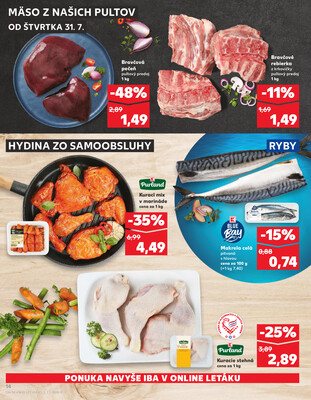 Kaufland 31.7. - 6.8. - Kaufland Púchov