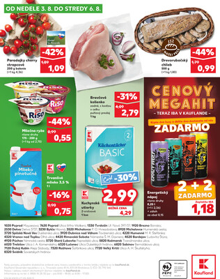 Kaufland 31.7. - 6.8. - Kaufland Púchov