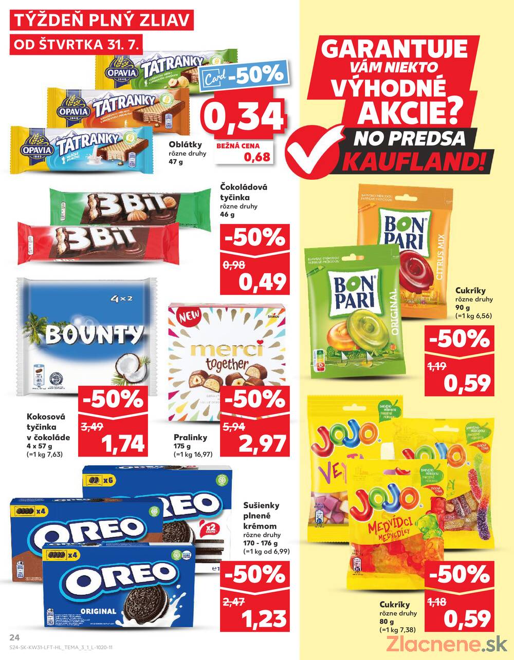 Leták Kaufland - Kaufland 31.7. - 6.8. - Kaufland Veľký Meder - strana 24