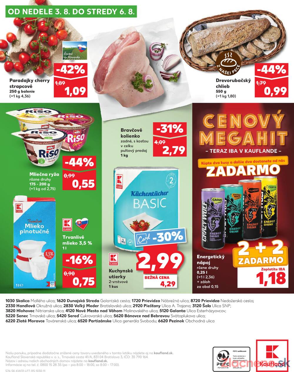 Leták Kaufland - Kaufland 31.7. - 6.8. - Kaufland Hlohovec - strana 76 Leták Kaufland - Kaufland 31.7. - 6.8. - Kaufland Hlohovec - strana 76