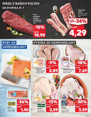 Kaufland 31.7. - 6.8. - Kaufland Hlohovec