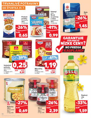 Kaufland 31.7. - 6.8. - Kaufland Hlohovec