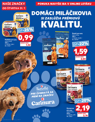 Kaufland 31.7. - 6.8. - Kaufland Hlohovec