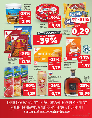 Kaufland 31.7. - 6.8. - Kaufland Hlohovec