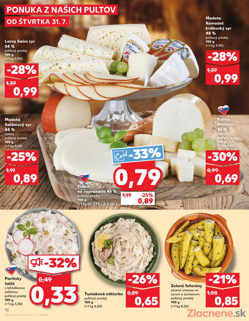 Leták Kaufland - Kaufland 31.7. - 6.8. - Kaufland Bratislava - Petržalka - strana 18