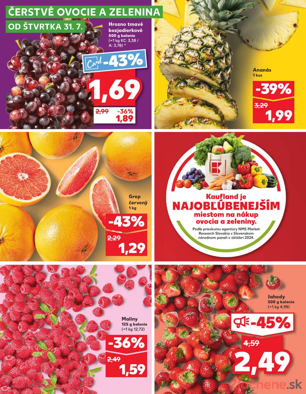 Leták Kaufland - Kaufland 31.7. - 6.8. - Kaufland  Bratislava - Zahorska Bystrica - strana 4