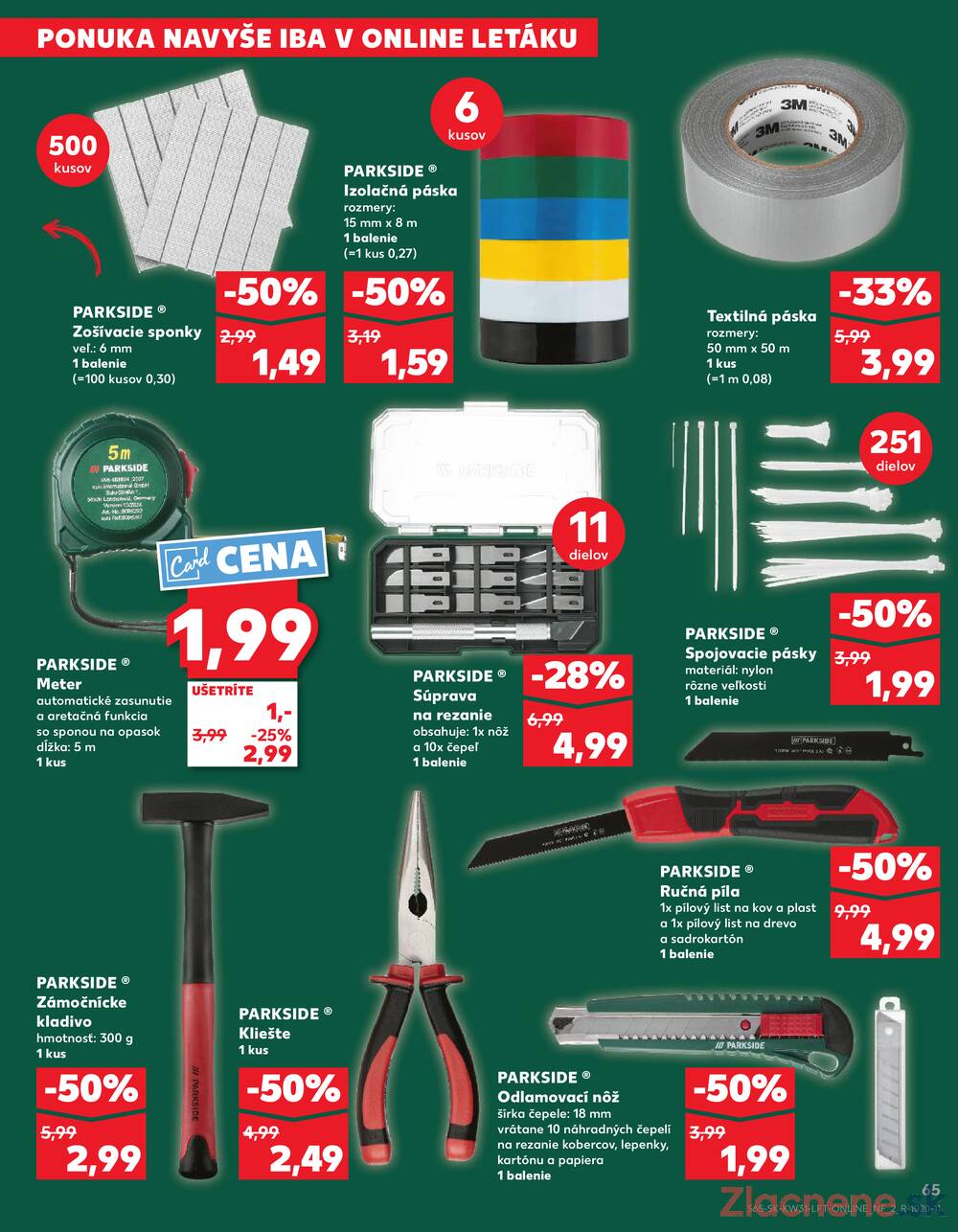 Leták Kaufland - Kaufland 31.7. - 6.8. - Kaufland Nitra - Čermáň - strana 65