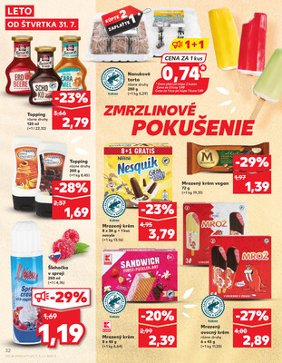 Kaufland 31.7. - 6.8. - Kaufland Nitra - Čermáň