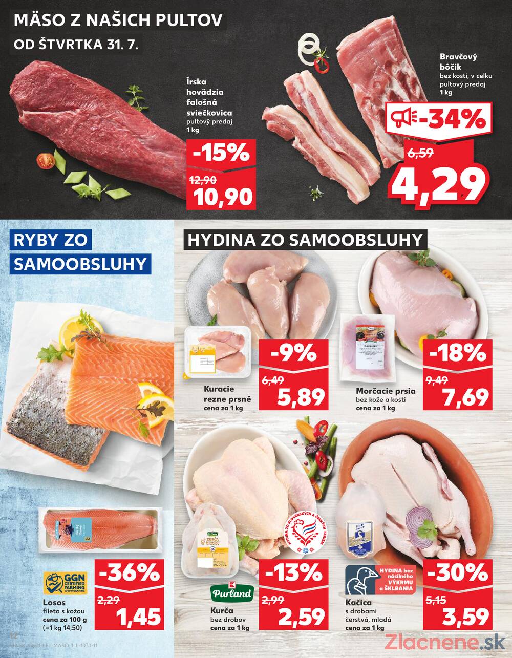Leták Kaufland - Kaufland 31.7. - 6.8. - Kaufland Trnava - Nová ul. - strana 12