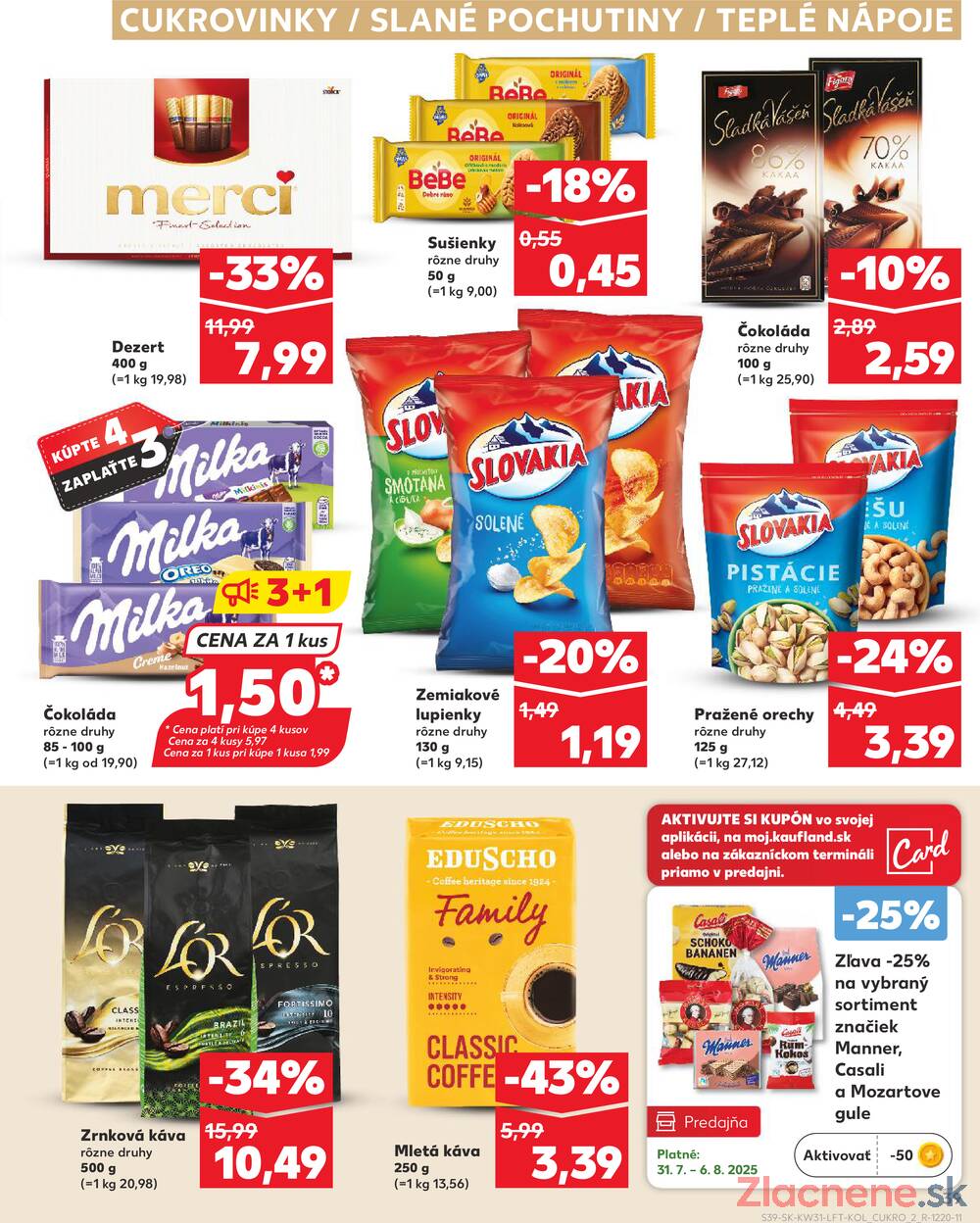 Leták Kaufland - Kaufland 31.7. - 6.8. - Kaufland Trnava - Nová ul. - strana 39