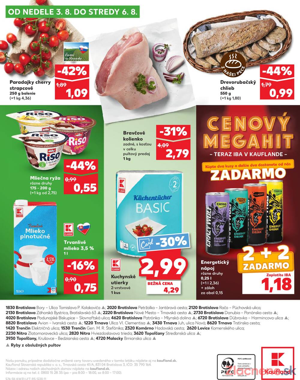 Leták Kaufland - Kaufland 31.7. - 6.8. - Kaufland Trnava - Nová ul. - strana 76 Leták Kaufland - Kaufland 31.7. - 6.8. - Kaufland Trnava - Nová ul. - strana 76