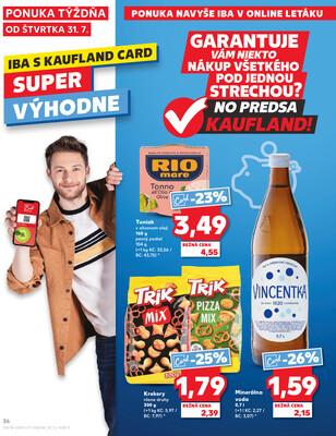 Kaufland 31.7. - 6.8. - Kaufland (Harmincova, Bratislava - Dúbravka)