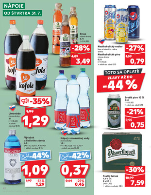 Kaufland 31.7. - 6.8. - Kaufland (Harmincova, Bratislava - Dúbravka)