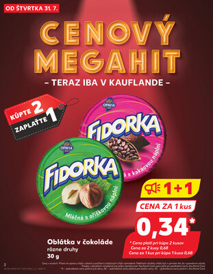 Kaufland 31.7. - 6.8. - Kaufland Martin