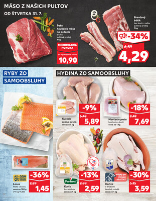 Kaufland 31.7. - 6.8. - Kaufland Martin