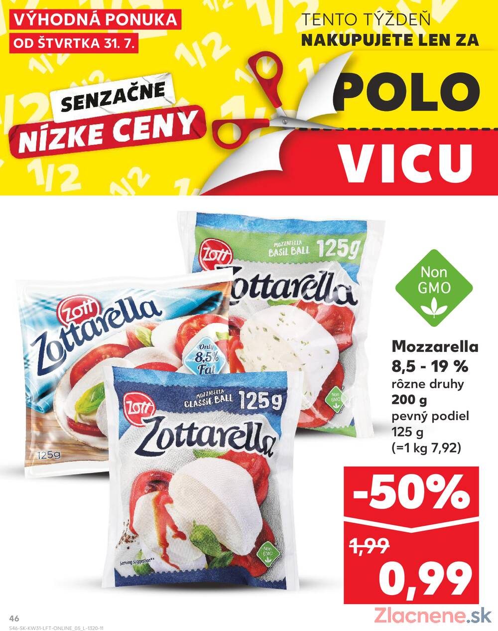 Leták Kaufland - Kaufland 31.7. - 6.8. - Kaufland Košice - Nad Jazerom - strana 46
