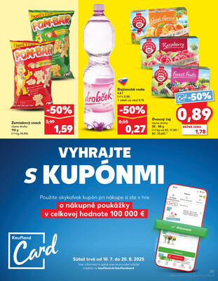 Kaufland 31.7. - 6.8. - Kaufland Košice - Nad Jazerom