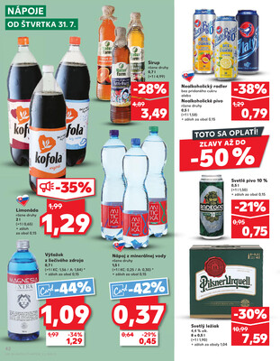 Kaufland 31.7. - 6.8. - Kaufland Košice - Nad Jazerom