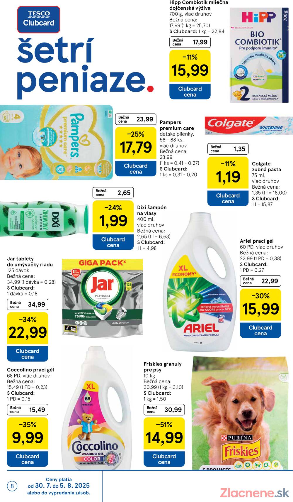 Leták Tesco - Tesco malé hypermarkety od 30.7. do 5.8.2025 - strana 8 Leták Tesco - Tesco malé hypermarkety od 30.7. do 5.8.2025 - strana 8