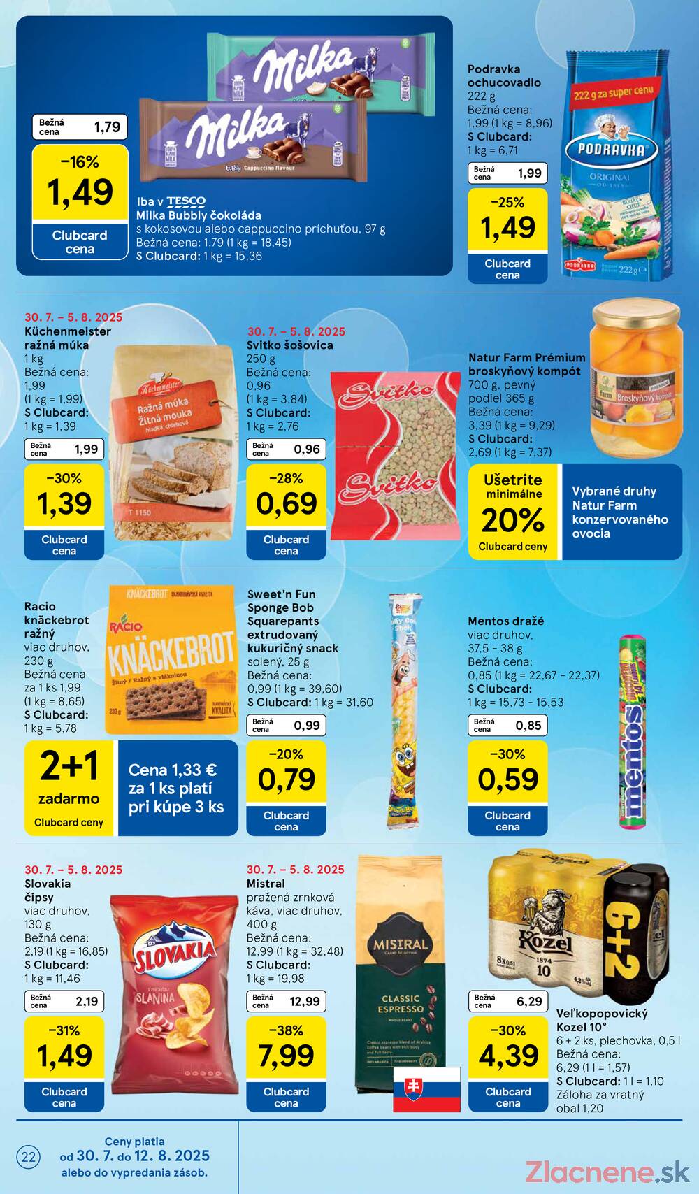 Leták Tesco - Tesco malé hypermarkety od 30.7. do 5.8.2025 - strana 22 Leták Tesco - Tesco malé hypermarkety od 30.7. do 5.8.2025 - strana 22