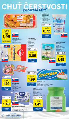 Tesco malé hypermarkety od 30.7. do 5.8.2025
