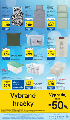 Tesco malé hypermarkety od 30.7. do 5.8.2025