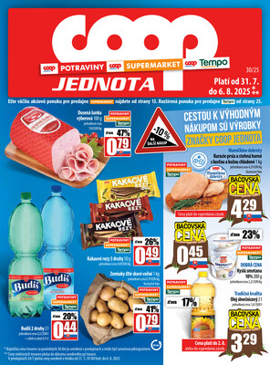 Leták COOP do 6.8.