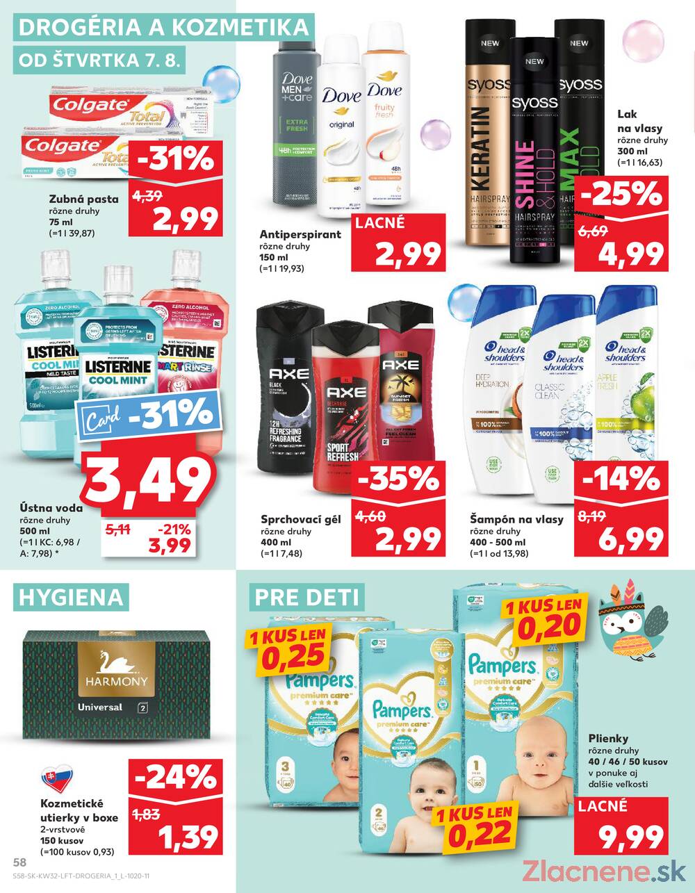 Leták Kaufland - Kaufland 7.8. - 13.8. - Kaufland Tvrdošín - strana 58